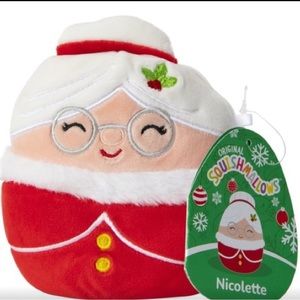 Set of 2 - Mr & Mrs Claus 4.5 inch